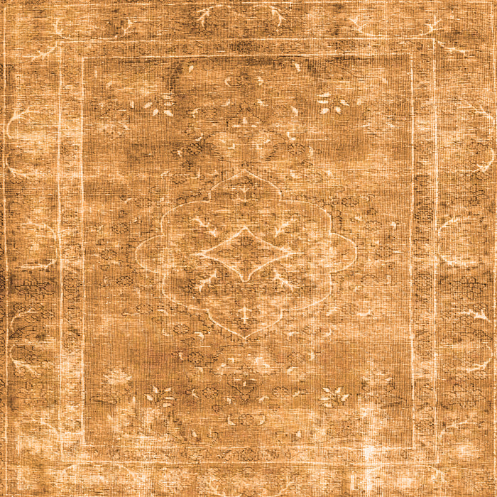 Serging Thickness of Persian Orange Traditional Rug, tr4274org