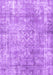 Machine Washable Persian Purple Traditional Area Rugs, wshtr4274pur