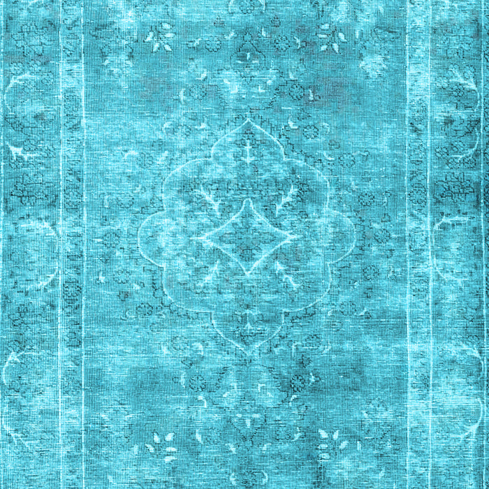 Machine Washable Persian Light Blue Traditional Rug, wshtr4274lblu