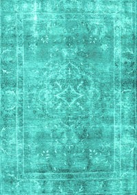 Persian Turquoise Traditional Rug, tr4274turq