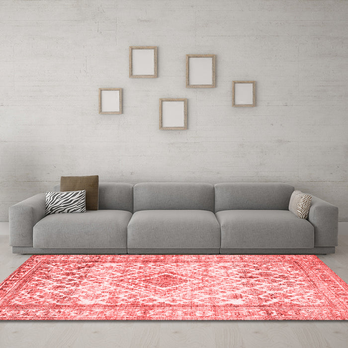 Traditional Red Washable Rugs