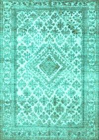 Persian Turquoise Traditional Rug, tr4275turq