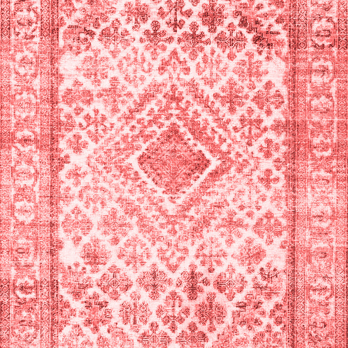 Machine Washable Persian Red Traditional Rug, wshtr4275red