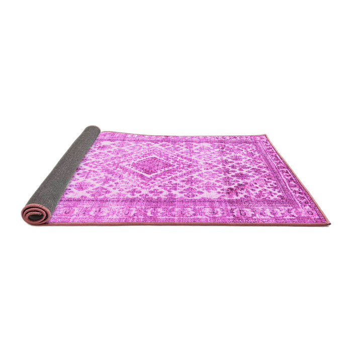 Sideview of Persian Pink Traditional Rug, tr4275pnk