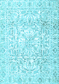 Persian Light Blue Traditional Rug, tr4276lblu