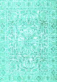 Persian Turquoise Traditional Rug, tr4276turq