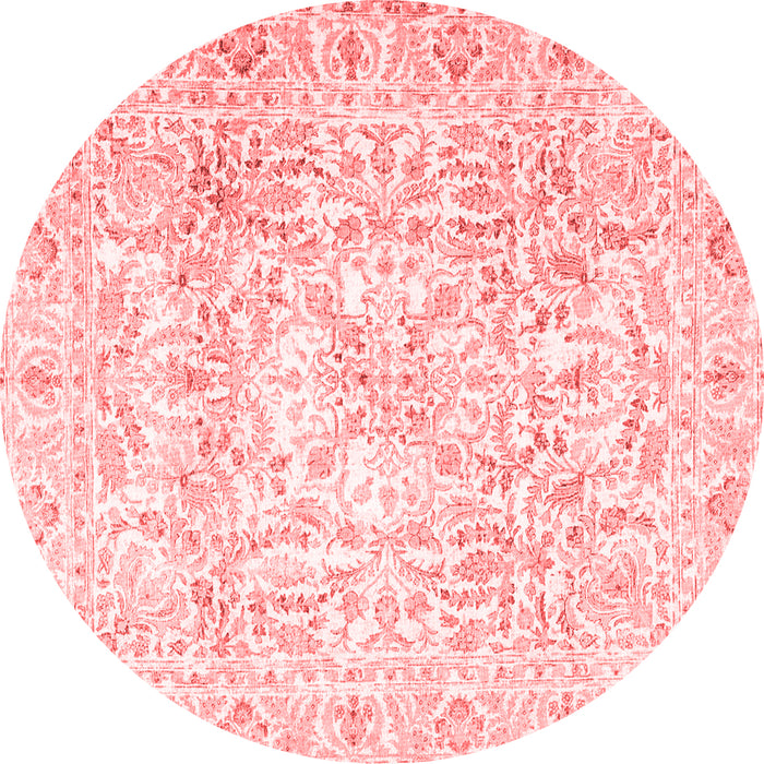 Machine Washable Persian Red Traditional Rug, wshtr4276red