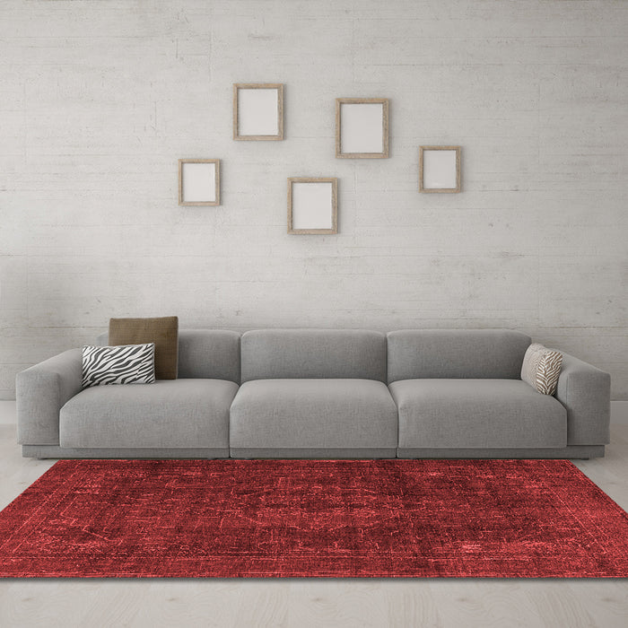 Traditional Red Washable Rugs