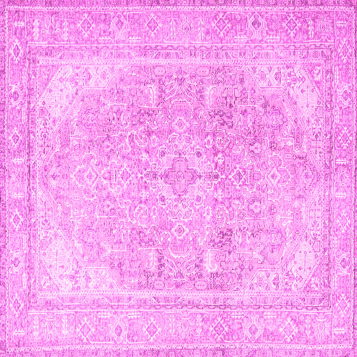 Square Persian Pink Traditional Rug, tr4278pnk