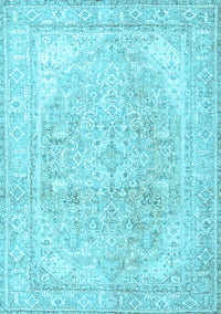 Persian Light Blue Traditional Rug, tr4278lblu