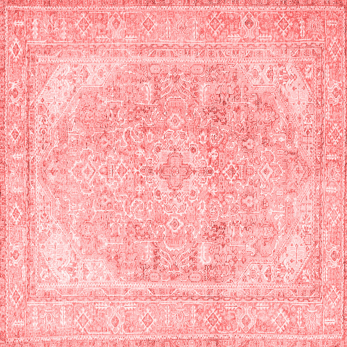 Machine Washable Persian Red Traditional Rug, wshtr4278red