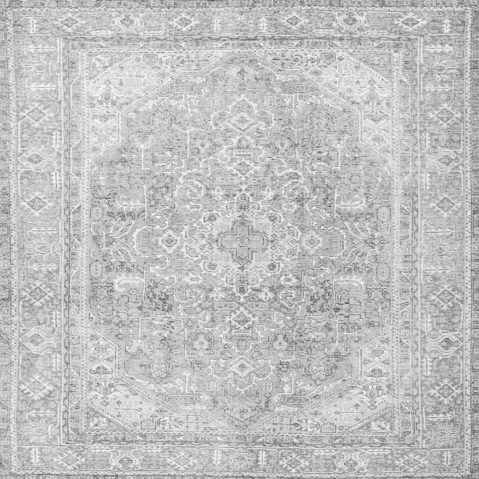 Serging Thickness of Persian Gray Traditional Rug, tr4278gry