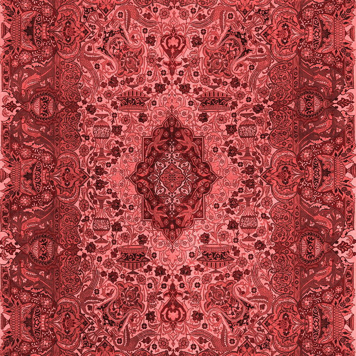 Machine Washable Persian Red Traditional Rug, wshtr427red
