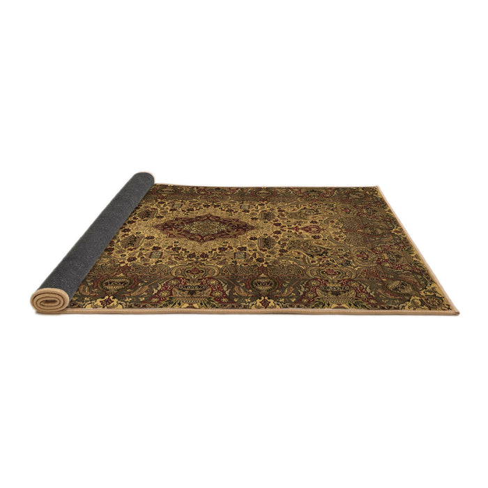Sideview of Persian Brown Traditional Rug, tr427brn