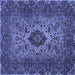 Square Persian Blue Traditional Rug, tr427blu