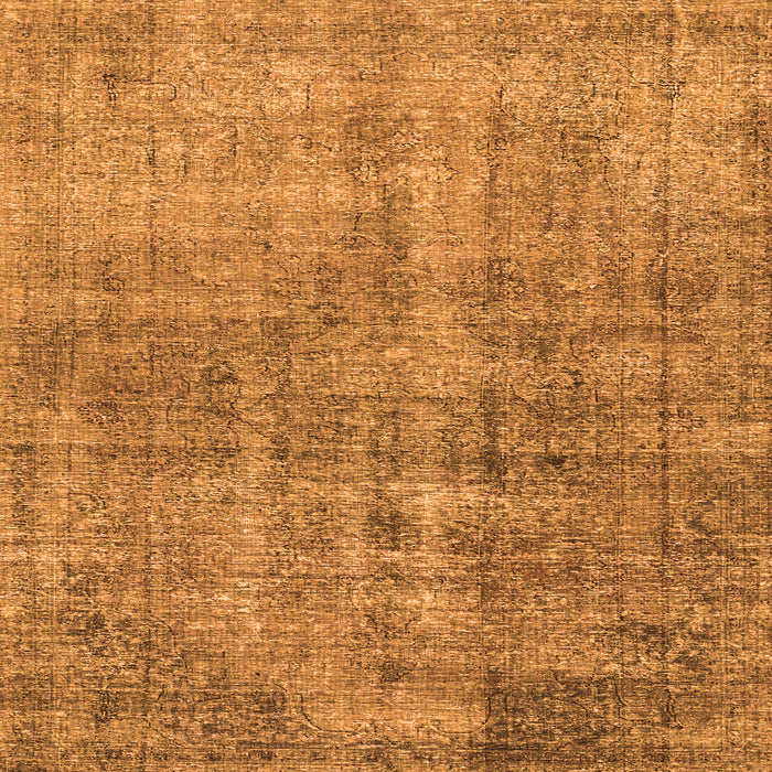 Serging Thickness of Persian Orange Traditional Rug, tr4280org