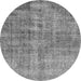 Square Persian Gray Traditional Rug, tr4280gry