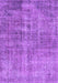 Machine Washable Persian Purple Traditional Area Rugs, wshtr4280pur