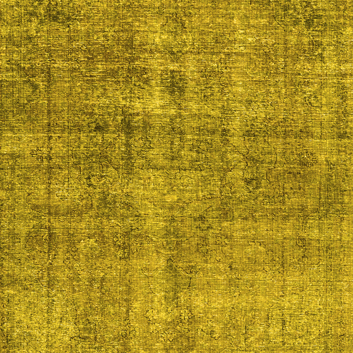 Machine Washable Persian Yellow Traditional Rug, wshtr4280yw