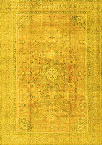 Persian Yellow Traditional Rug, tr4281yw