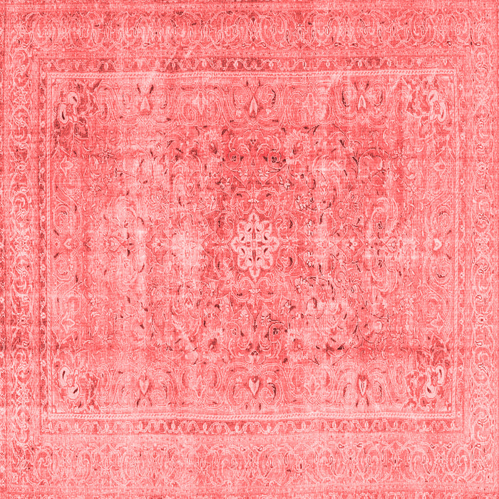 Machine Washable Persian Red Traditional Rug, wshtr4281red