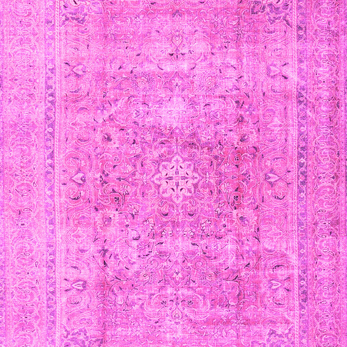 Machine Washable Persian Pink Traditional Rug, wshtr4281pnk