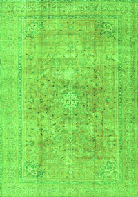 Persian Green Traditional Rug, tr4281grn