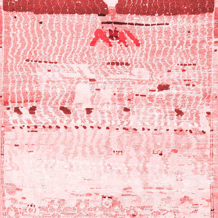 Machine Washable Persian Red Traditional Rug, wshtr4282red