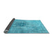 Sideview of Persian Light Blue Traditional Rug, tr4283lblu