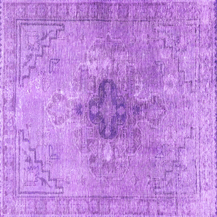Square Persian Purple Traditional Rug, tr4283pur