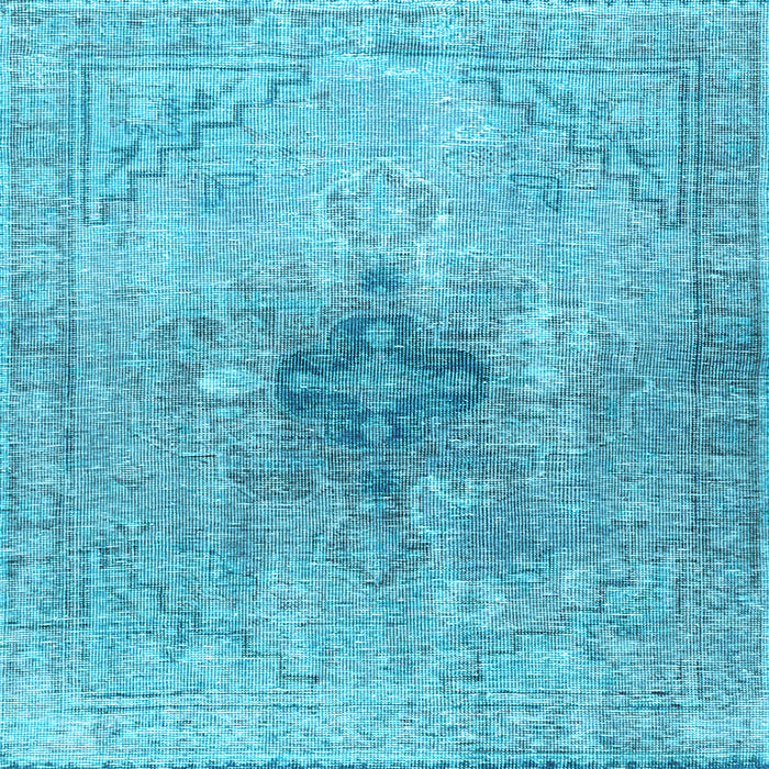 Square Persian Light Blue Traditional Rug, tr4283lblu