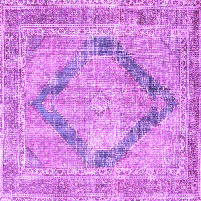 Square Persian Purple Traditional Rug, tr4284pur