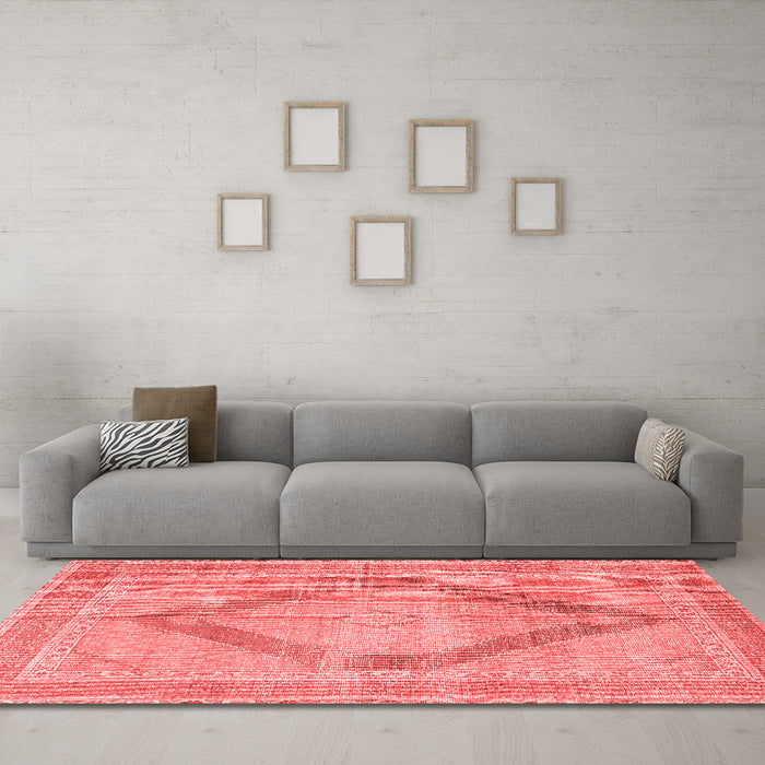 Traditional Red Washable Rugs
