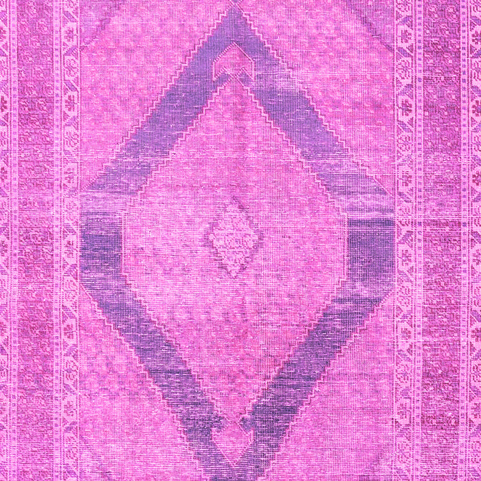 Machine Washable Persian Pink Traditional Rug, wshtr4284pnk