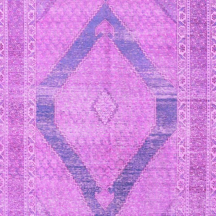Machine Washable Persian Purple Traditional Area Rugs, wshtr4284pur