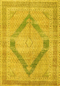 Persian Yellow Traditional Rug, tr4284yw