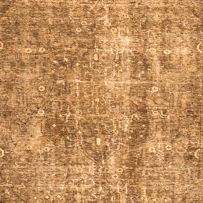 Serging Thickness of Machine Washable Persian Orange Traditional Area Rugs, wshtr4285org