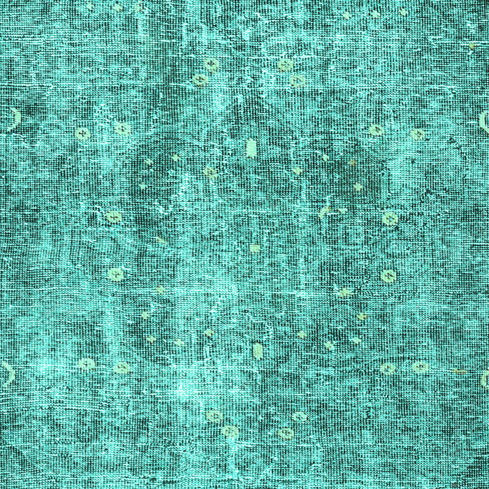 Machine Washable Persian Turquoise Traditional Area Rugs, wshtr4285turq