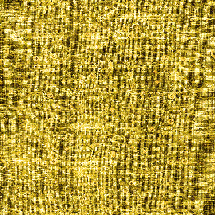 Machine Washable Persian Yellow Traditional Rug, wshtr4285yw