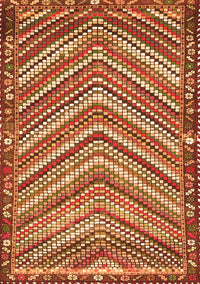 Southwestern Orange Country Rug, tr4286org