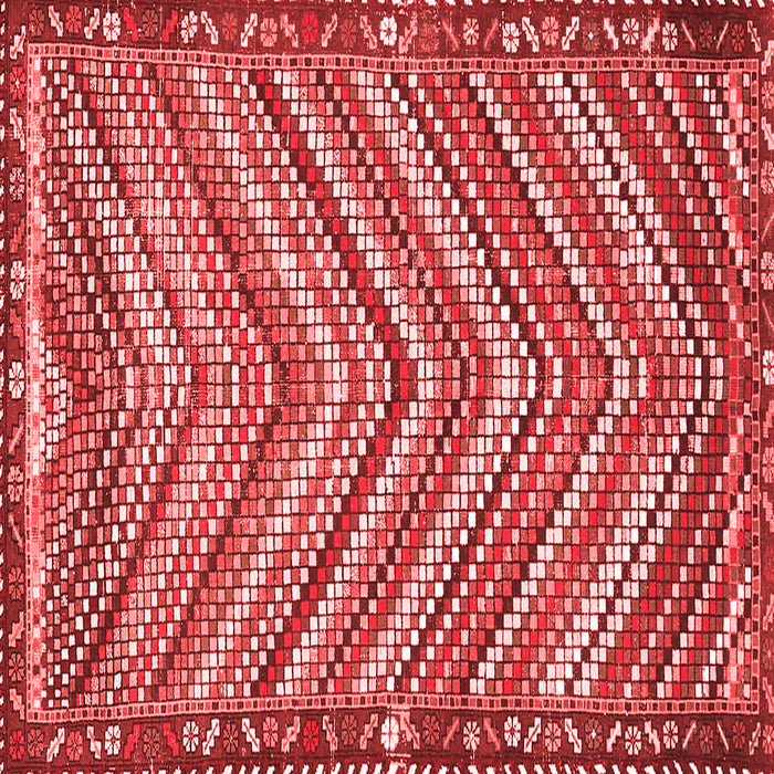 Machine Washable Southwestern Red Country Rug, wshtr4286red