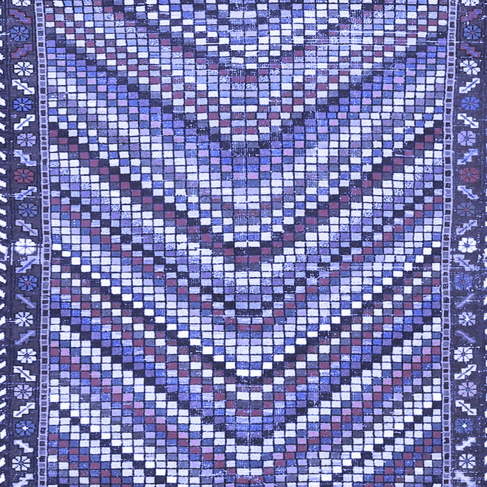 Southwestern Blue Country Rug, tr4286blu