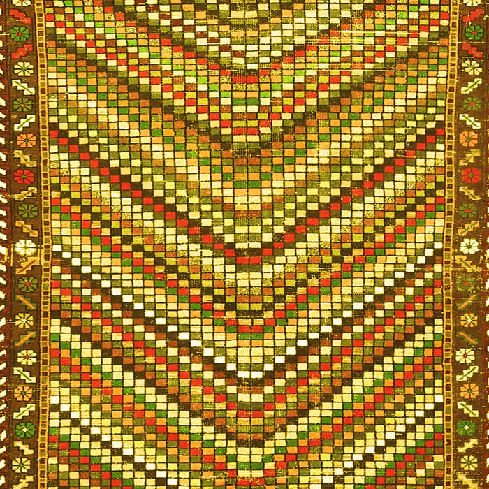 Southwestern Yellow Country Rug, tr4286yw