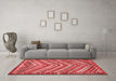 Country Red Washable Rugs