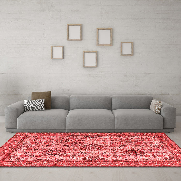 Traditional Red Washable Rugs