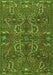 Persian Green Traditional Rug, tr4288grn