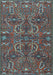 Machine Washable Persian Light Blue Traditional Rug, wshtr4288lblu