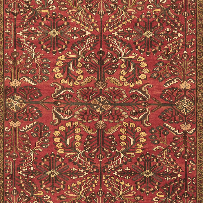Machine Washable Persian Brown Traditional Rug, wshtr4288brn