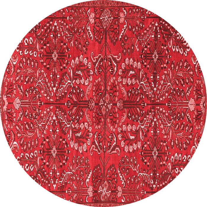 Machine Washable Persian Red Traditional Rug, wshtr4288red