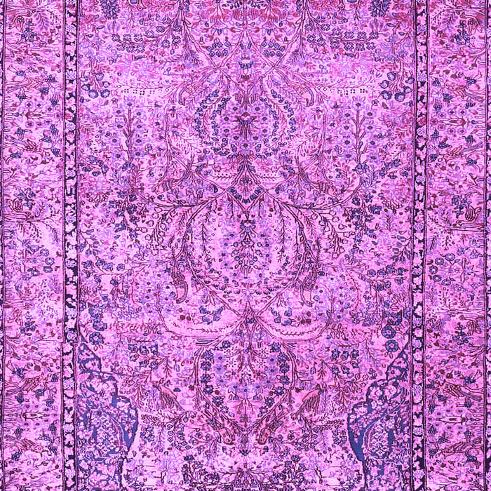 Machine Washable Persian Purple Traditional Area Rugs, wshtr4289pur